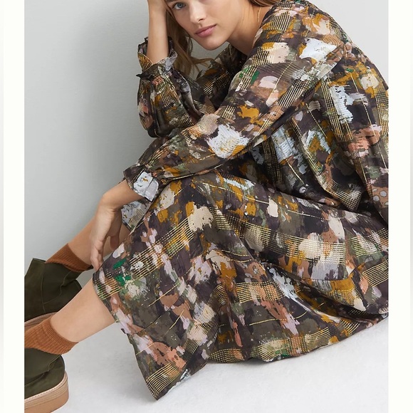 Anthropologie Blair Shimmer Maxi Dress - Picture 2 of 12